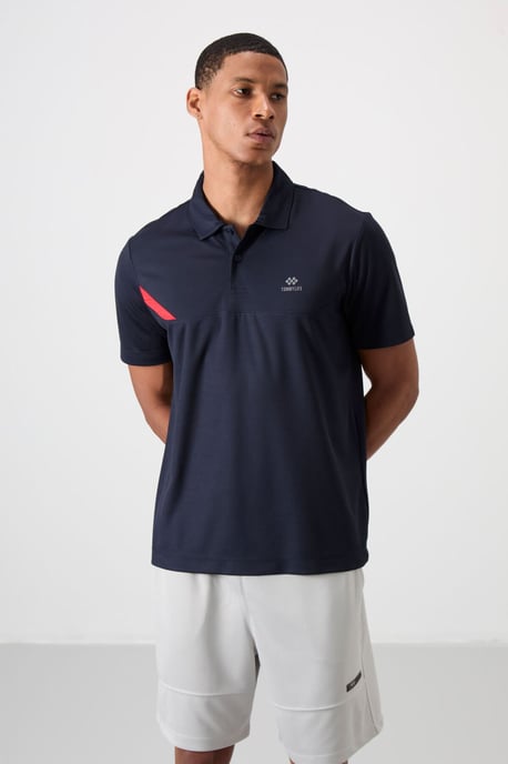 Herren Polo-Kragen Kurzarm T-Shirt - Image 4