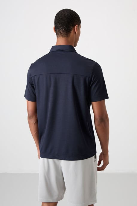 Herren Polo-Kragen Kurzarm T-Shirt - Image 5