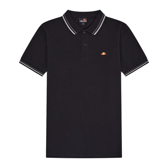 Ellesse - "Rooks" Poloshirt für Herren (Schwarz/Grau) - Image 1