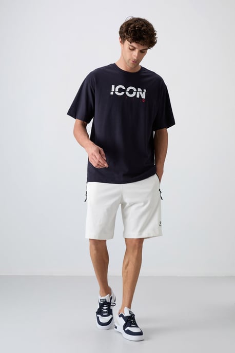Übergroßes Logo-Print Rundhals-T-Shirt - Image 4