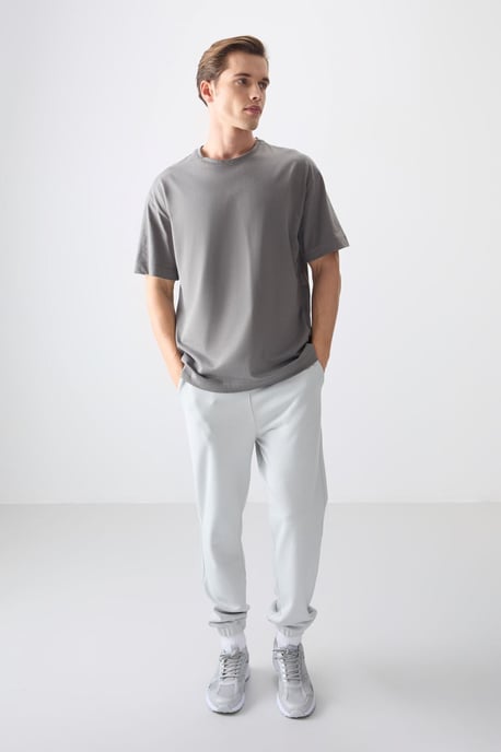 Übergroßes Baumwoll-Crewneck-T-Shirt - Image 5