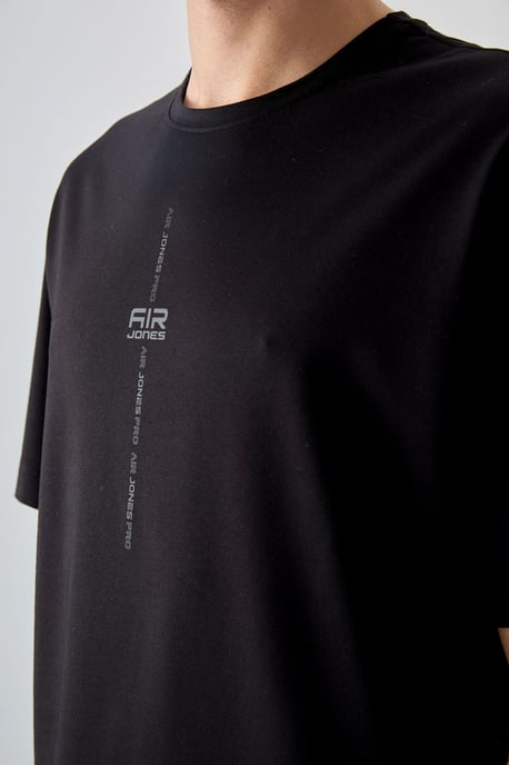 Übergröße Bedrucktes Rundhals-T-Shirt - Image 2