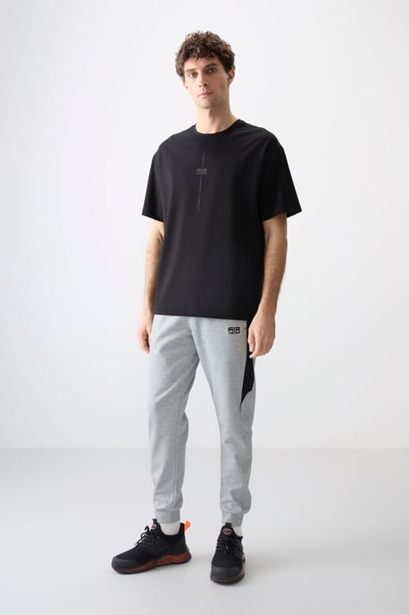 Übergröße Bedrucktes Rundhals-T-Shirt - Image 3