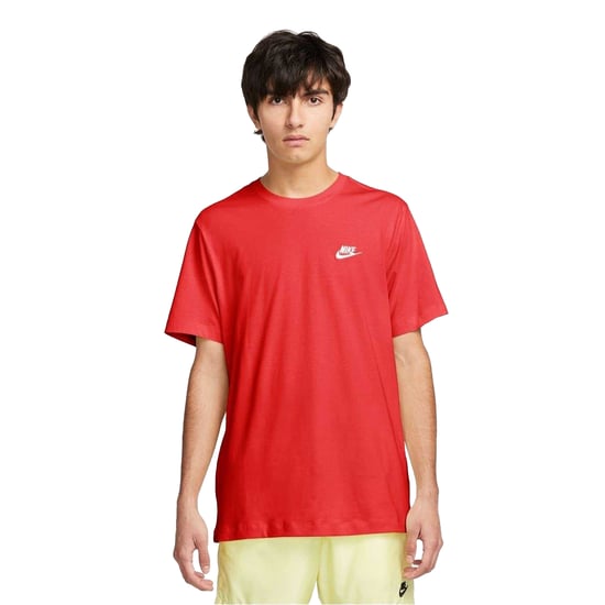 Nike - "Club" T-Shirt für Herren (Universitäts-Rot/Weiß) - Image 1