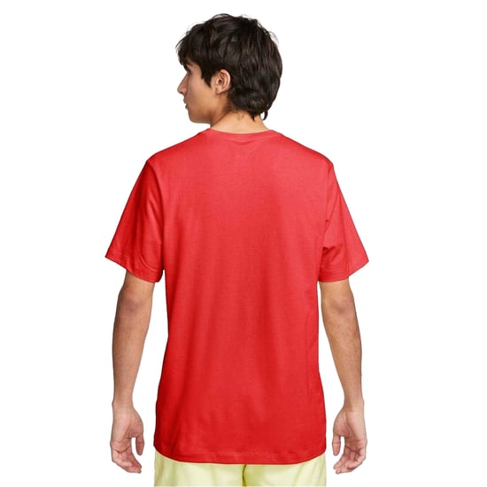 Nike - "Club" T-Shirt für Herren (Universitäts-Rot/Weiß) - Image 4