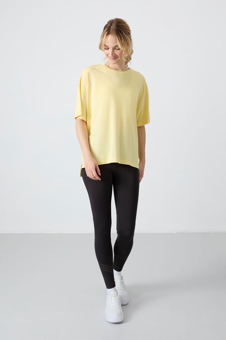 Übergrößen Baumwoll-Modal Rundhals-T-Shirt - Image 3