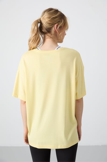 Übergrößen Baumwoll-Modal Rundhals-T-Shirt - Image 6