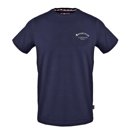 Aquascutum - "London" T-Shirt für Herren, Regulär (Marine) - Image 1