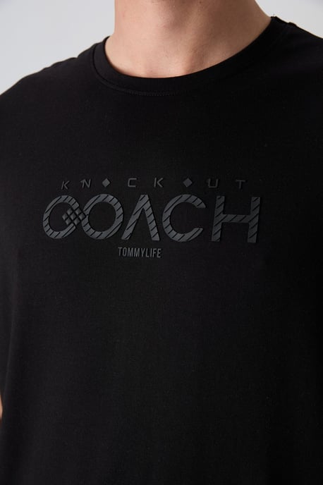Oversized Logo-Patch Rundhalsausschnitt T-Shirt - Image 3