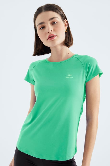 Damen T-Shirt mit kurzem Arm und Rundhalsausschnitt - Image 3