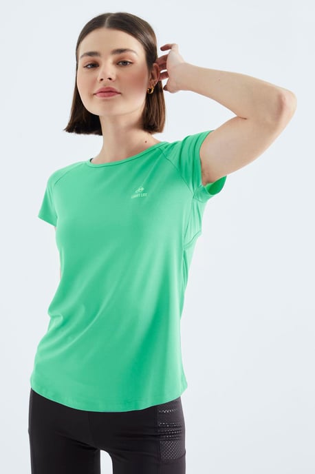 Damen T-Shirt mit kurzem Arm und Rundhalsausschnitt - Image 4