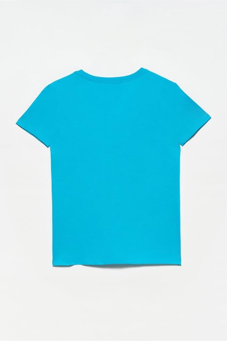 Damen Baumwoll V-Ausschnitt T-Shirt - Image 2