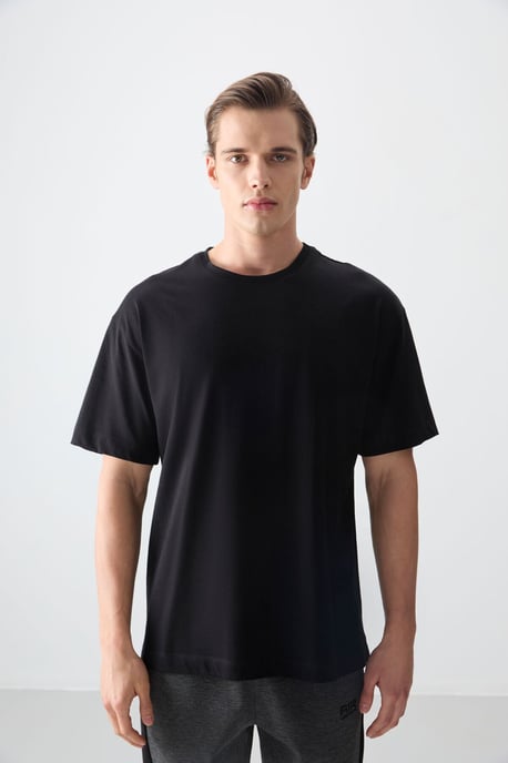 Übergroßes Baumwoll-Crewneck-T-Shirt - Image 6