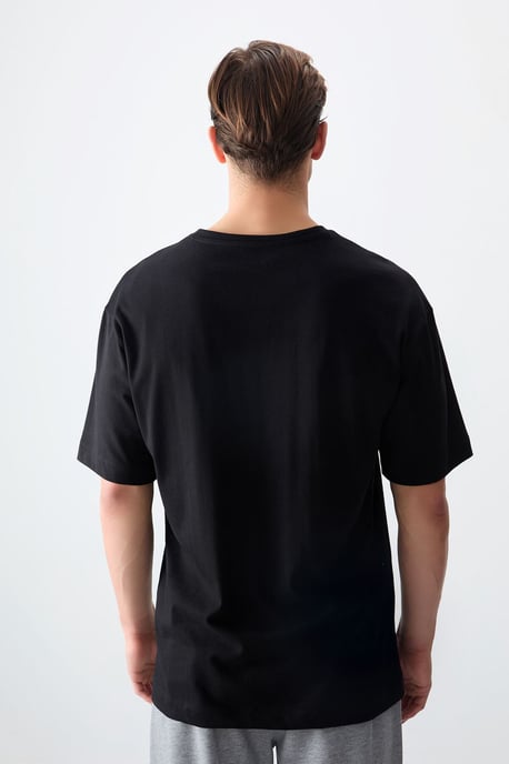 Übergroßes Baumwoll-Crewneck-T-Shirt - Image 4