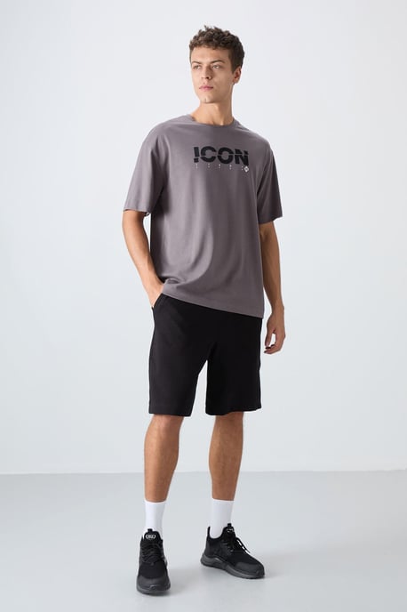 Übergroßes Logo-Print Rundhals-T-Shirt - Image 2