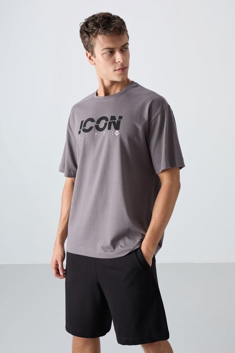 Übergroßes Logo-Print Rundhals-T-Shirt - Image 4