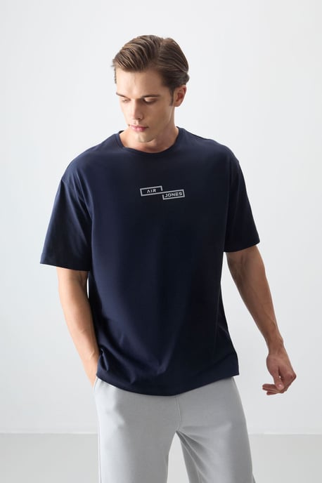 Übergröße Baumwoll-Printed T-Shirt - Image 1