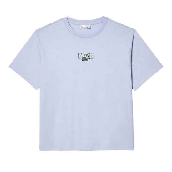 Lacoste - T-Shirt für Damen, Baumwolle, leger (Blau) - Image 1