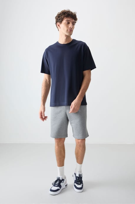 Übergroßes Baumwoll-Crewneck-T-Shirt - Image 4