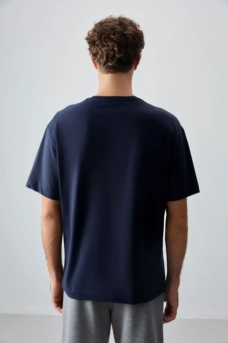Übergroßes Baumwoll-Crewneck-T-Shirt - Image 6