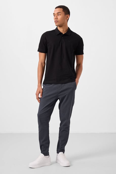 Herren Baumwoll-Elastan Polo-Shirt - Image 3