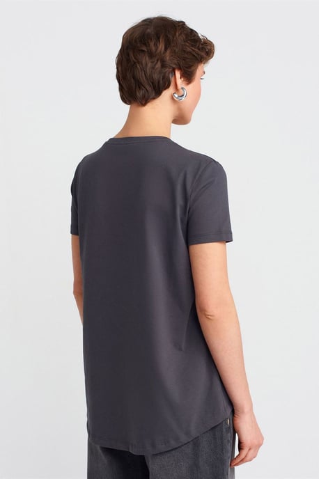 Damen Baumwoll Rundhals T-Shirt - Image 2