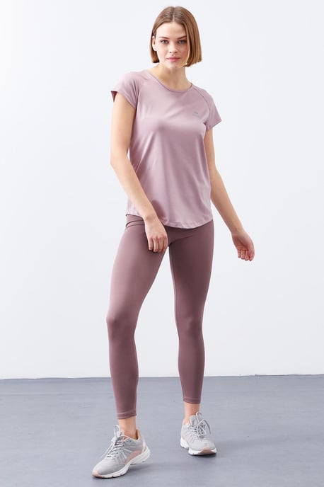 Damen Kurzarm T-Shirt mit Rundhalsausschnitt - Image 2