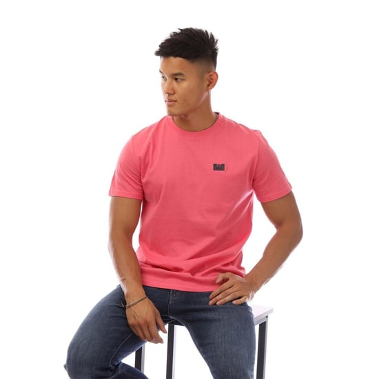 Weekend Offender - "Bridgetown" T-Shirt für Herren, Logo, Regulär (Rosa) - Image 4
