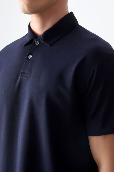 Oversized Polo-Kragen T-Shirt - Image 2