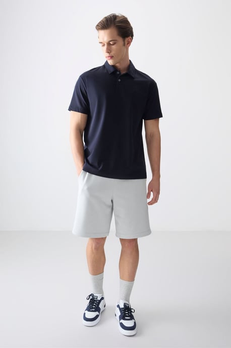 Oversized Polo-Kragen T-Shirt - Image 3