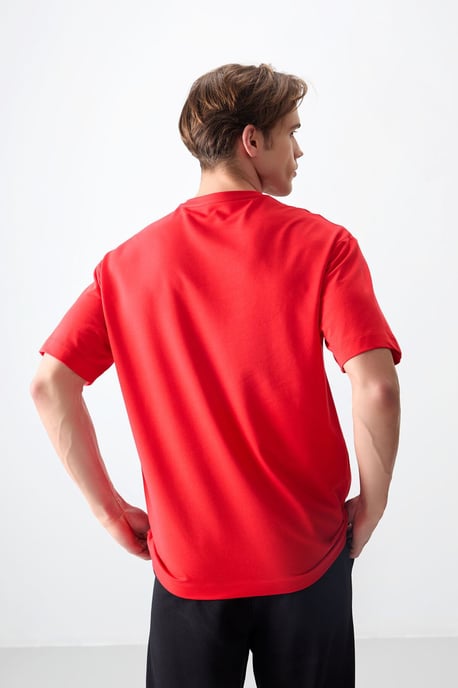 Oversized Baumwollmix Rundhals-T-Shirt - Image 6