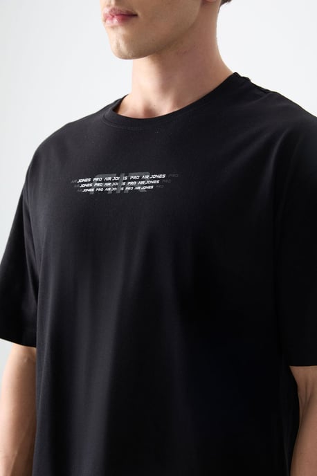 Übergrößen Baumwoll-Logo-T-Shirt - Image 3