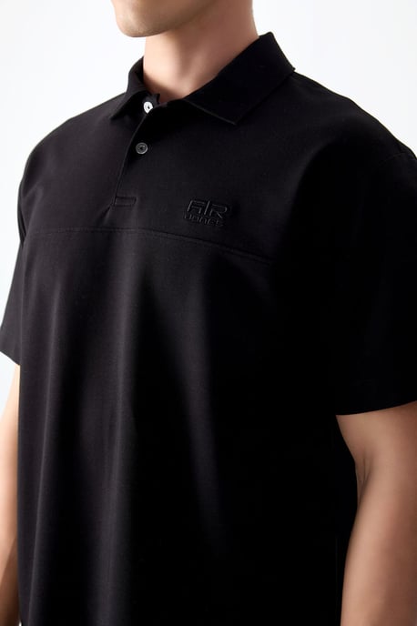 Übergrößiges Polo-Kragen T-Shirt - Image 2