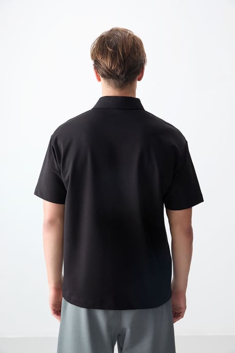 Übergrößiges Polo-Kragen T-Shirt - Image 5