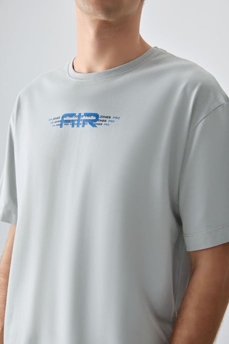 Übergroßes Baumwoll-Logo-T-Shirt - Image 3