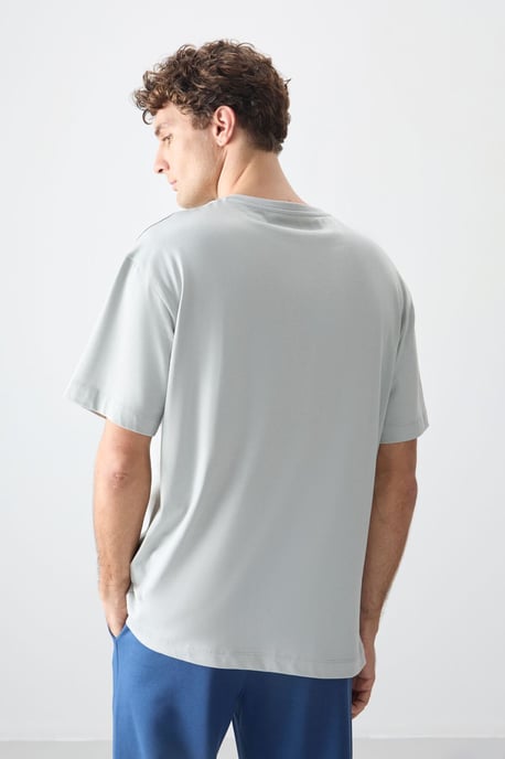 Übergroßes Baumwoll-Logo-T-Shirt - Image 5