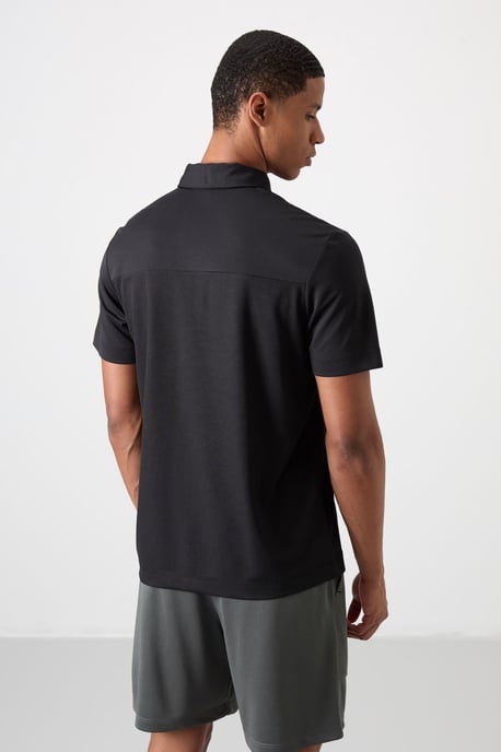 Herren Polo-Kragen Kurzarm T-Shirt - Image 5