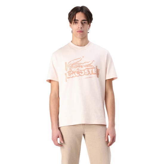 Lacoste - T-Shirt für Herren, Logo, Baumwolle (Orange) - Image 3