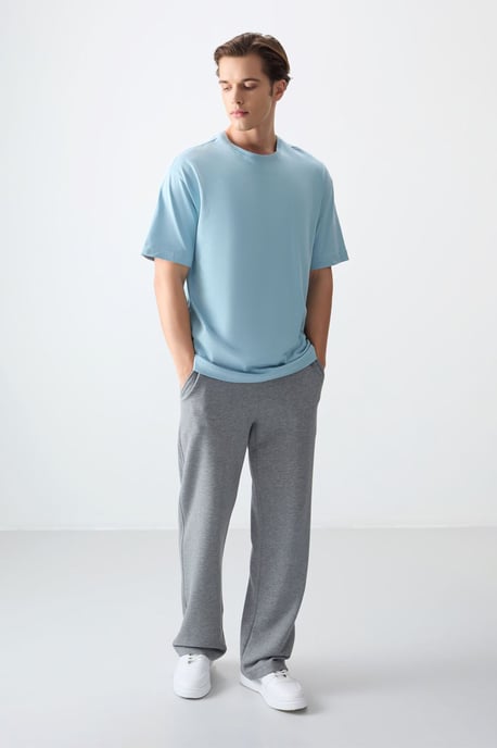 Übergroßes Baumwoll-Crewneck-T-Shirt - Image 3