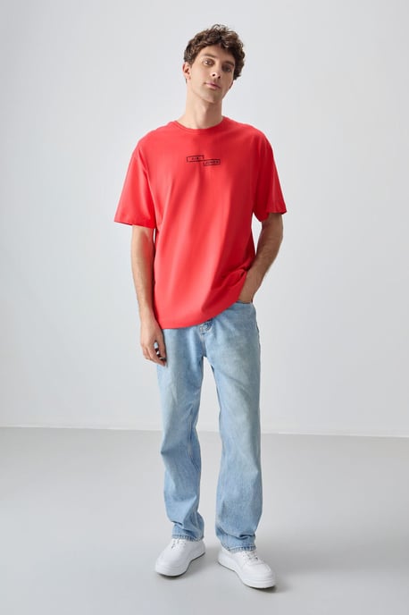 Übergrößen Baumwollbedrucktes T-Shirt - Image 2