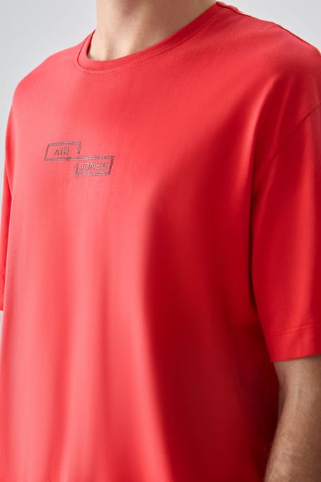 Übergrößen Baumwollbedrucktes T-Shirt - Image 3