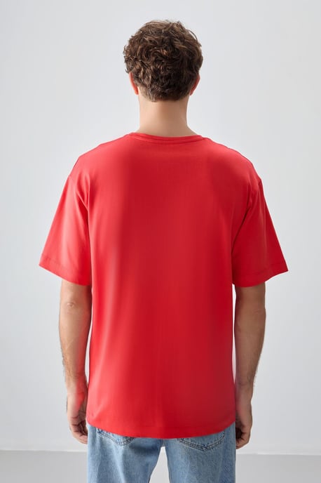 Übergrößen Baumwollbedrucktes T-Shirt - Image 4
