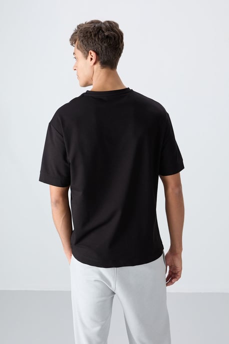 Übergröße Bedrucktes Rundhals-T-Shirt - Image 5