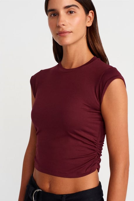Damen ärmelloses Crop-Top-T-Shirt - Image 1