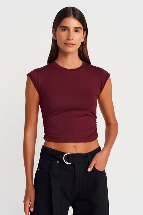Damen ärmelloses Crop-Top-T-Shirt - Image 3