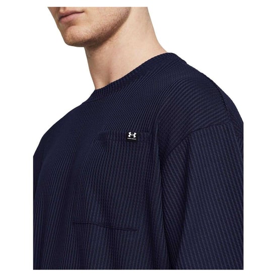 Under Armour - "Rival" T-Shirt für Herren, Waffelstoff (Blau) - Image 4