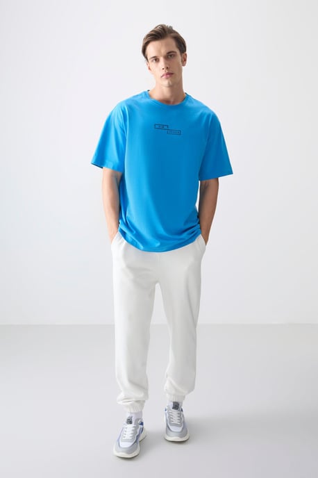 Übergröße Gedrucktes Baumwoll-T-Shirt - Image 3