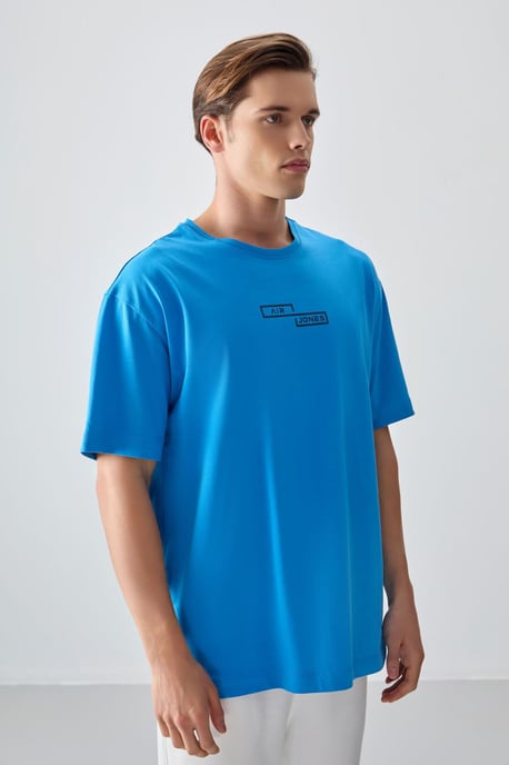 Übergröße Gedrucktes Baumwoll-T-Shirt - Image 4