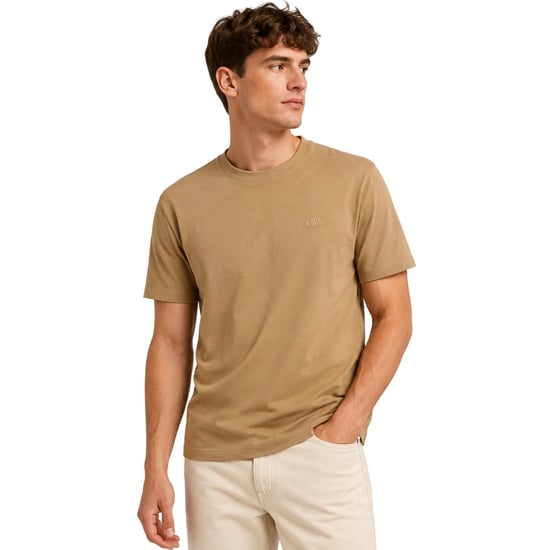 Off-White - T-Shirt für Herren, Baumwolle, Schmal (Beige) - Image 1