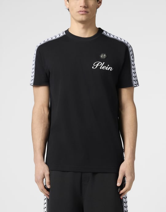 Piquet Round Neck T-Shirt Plein Tennis - Image 2
